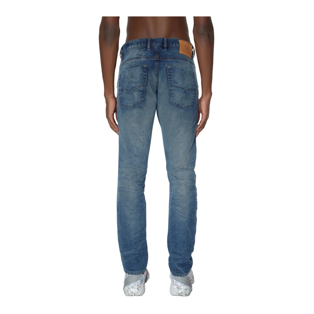 Diesel Tapered Stretch JoggJeans Medium Denim Blue Heren