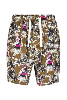 Grafiskt Tryck Cargo Shorts