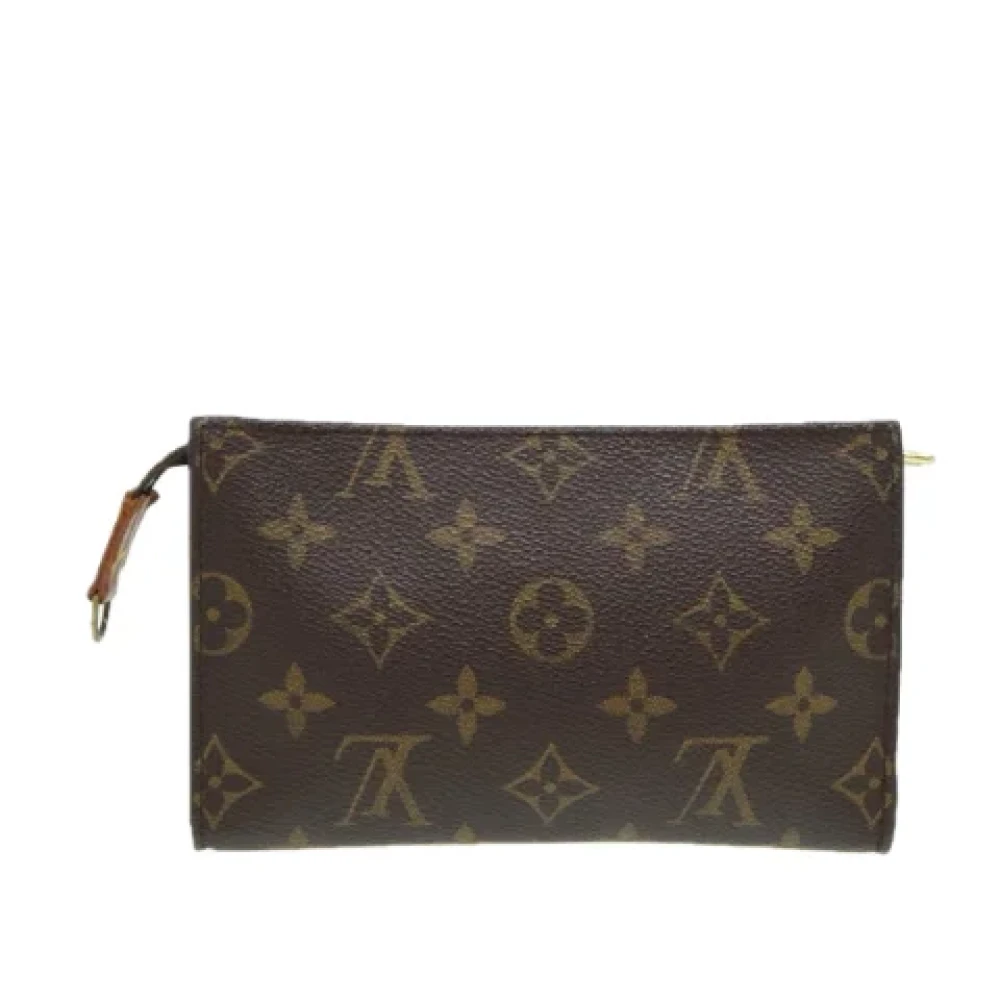 Louis Vuitton Vintage Pre-owned Canvas pouches Brown Dames