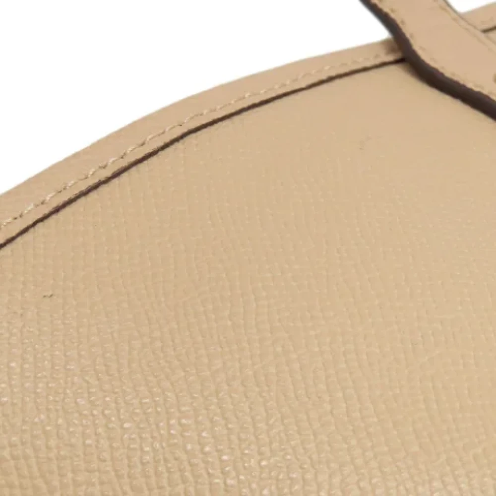 Coach Pre-owned Leather totes Beige Dames