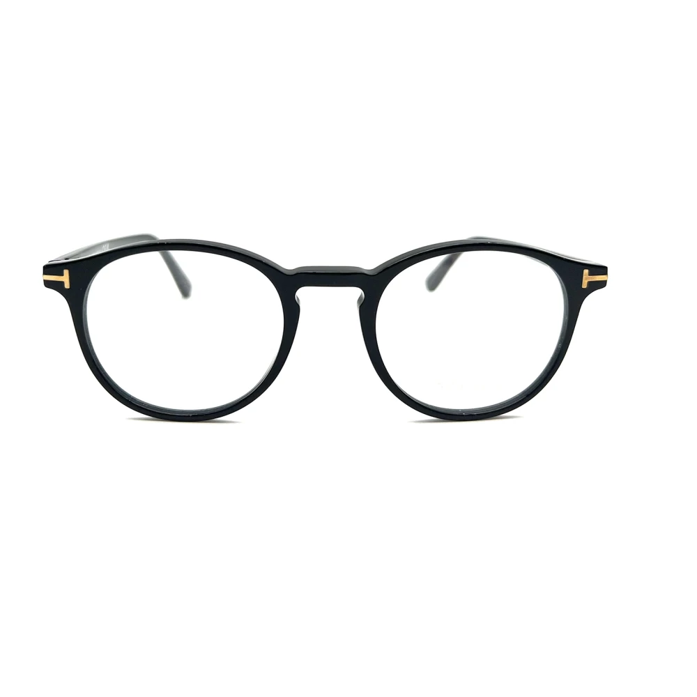 Tom Ford Black Glasses, Unisex, 48 Mm, Stylish Eyewear For Fashion Enthusiasts