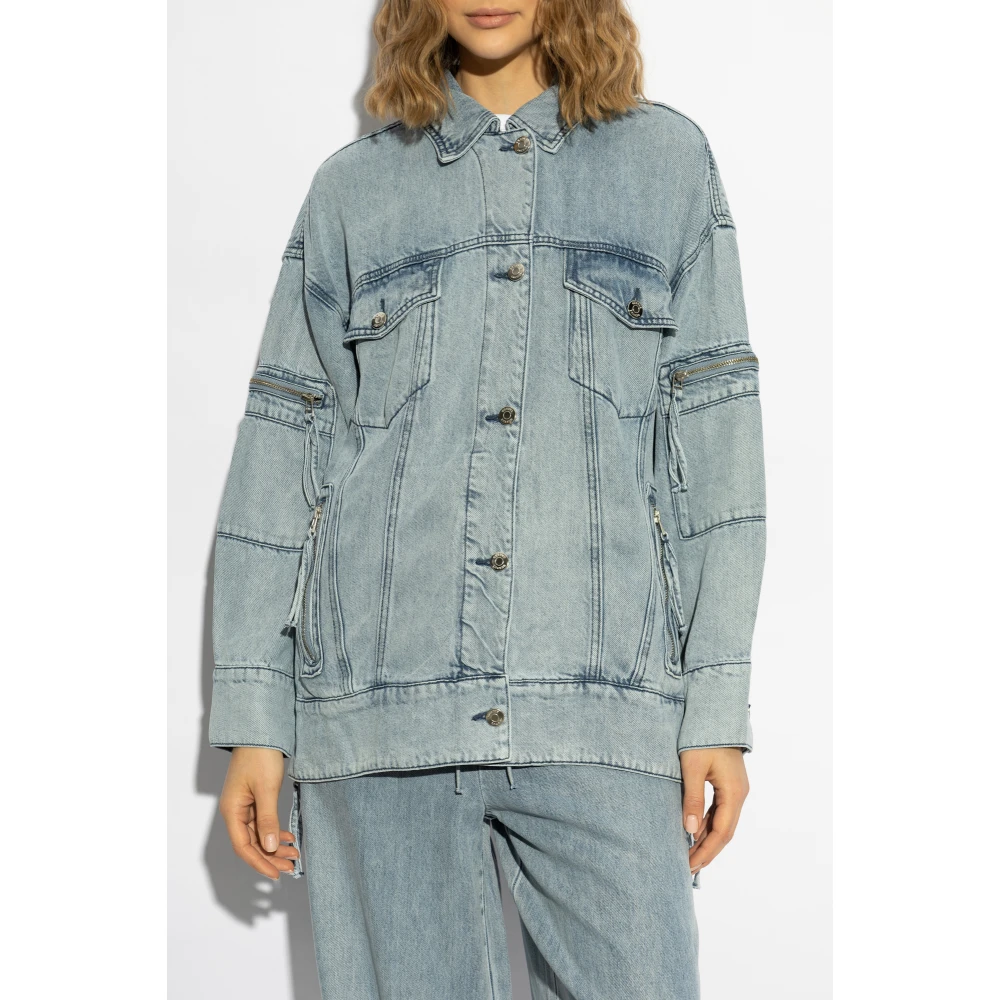 Gestuz Denim jas Blue Dames