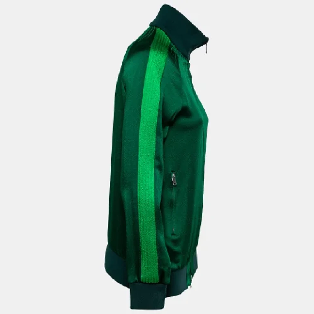 Valentino Vintage Pre-owned Fabric outerwear Green Dames