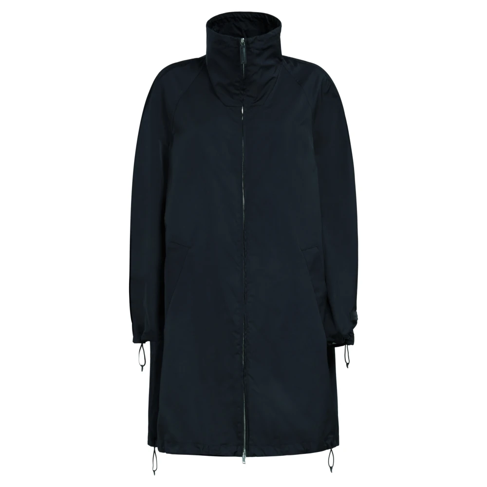 Marni Geplooide taffeta parka Black Dames