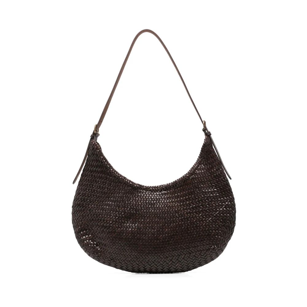 Dragon Diffusion Bruin Chocolade Schoudertas Drukknop Brown Dames