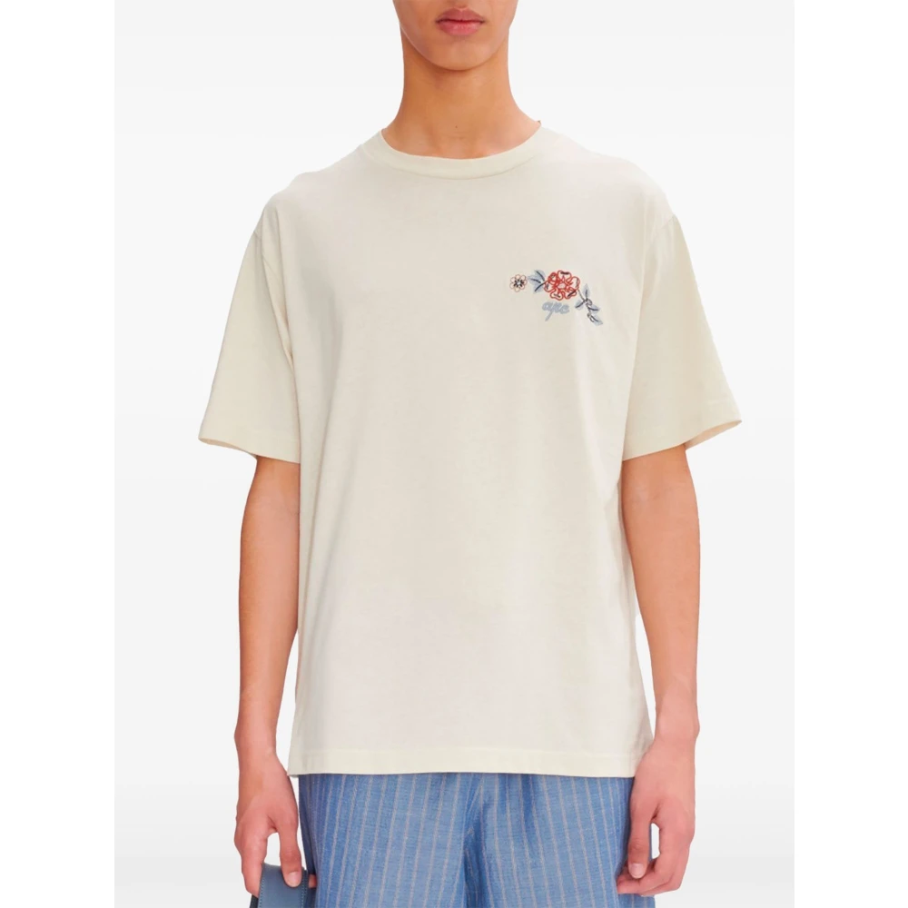 A.p.c. T-shirt met ronde hals Beige Heren