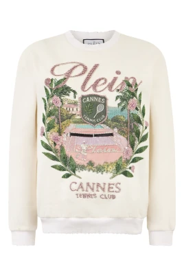 Washed Sweatshirt Cannes Tennis Club