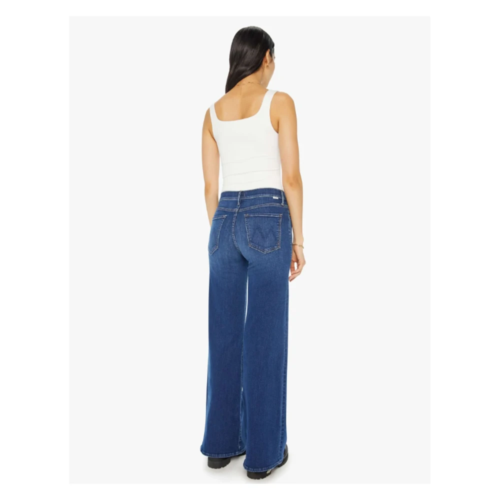 Mother Twister Sneak Blauwe Jeans Blue Dames