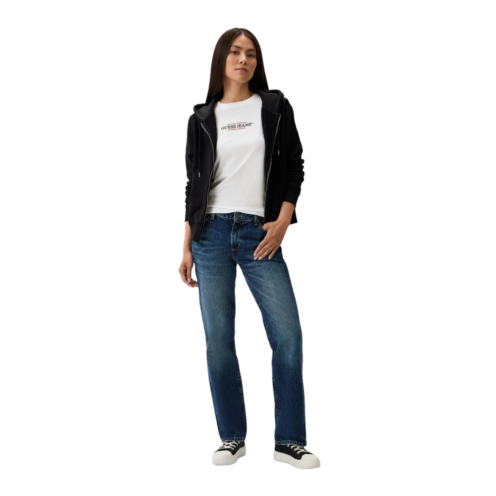 Guess Ritshoodie Black Dames