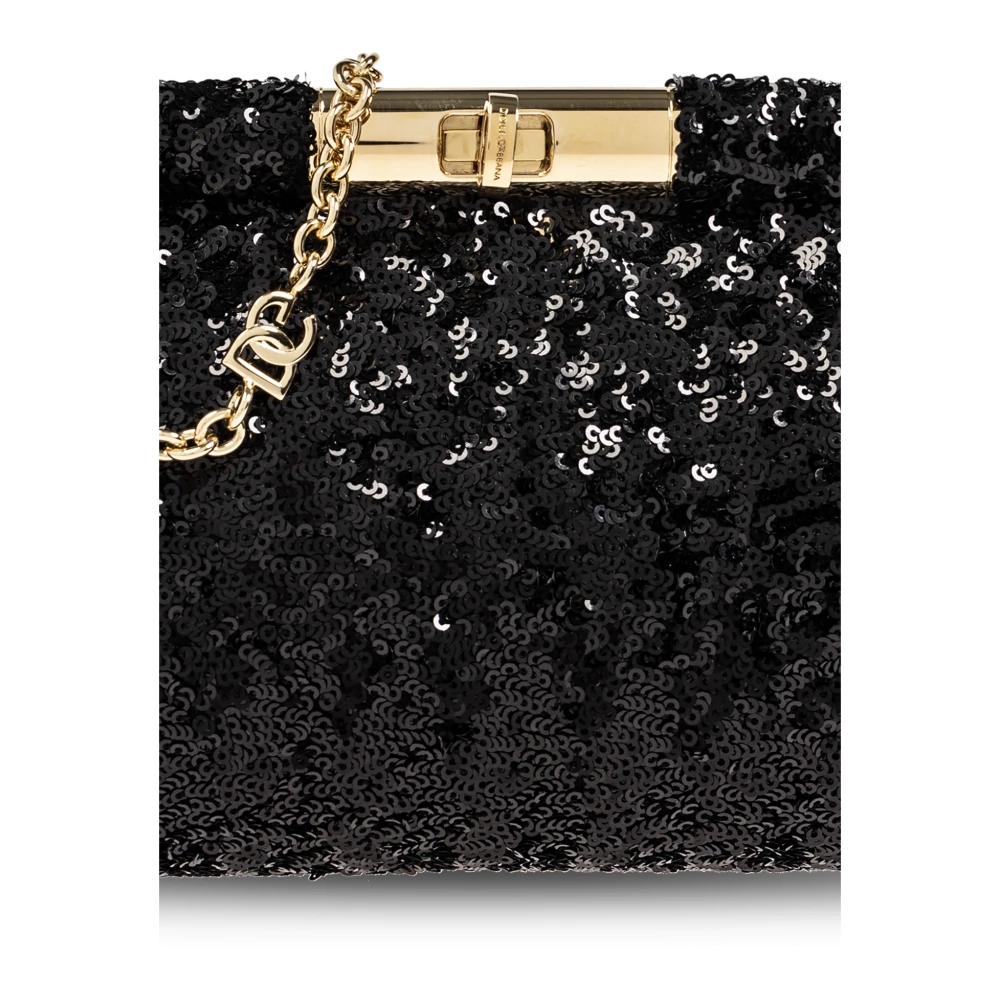 Dolce & Gabbana Schoudertas Marlene Medium Black Dames