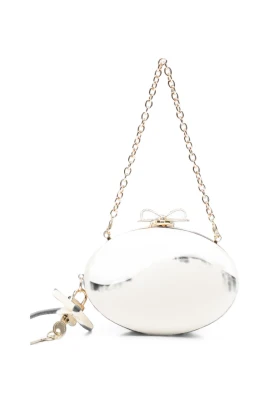 Satin Oval Clutch