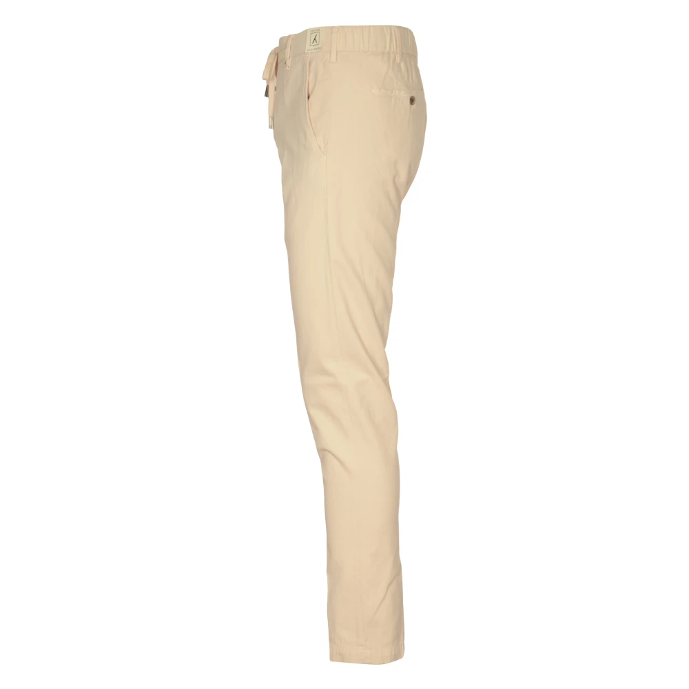 Myths Roomkleurige broek voor vrouwen Beige Heren