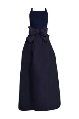 Harlee Taffeta Bow Gown