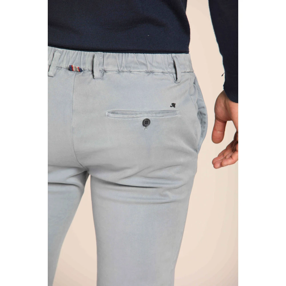 Mason's Slim Fit Winter Chino Broek Lichtblauw Blue Heren