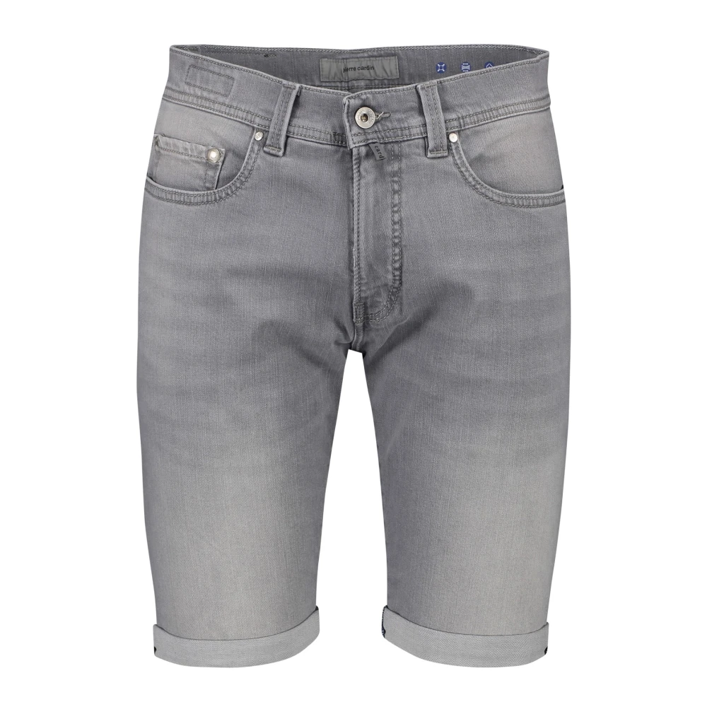 Pierre Cardin Grijze Shorts 5-Pocket Model Gray Heren