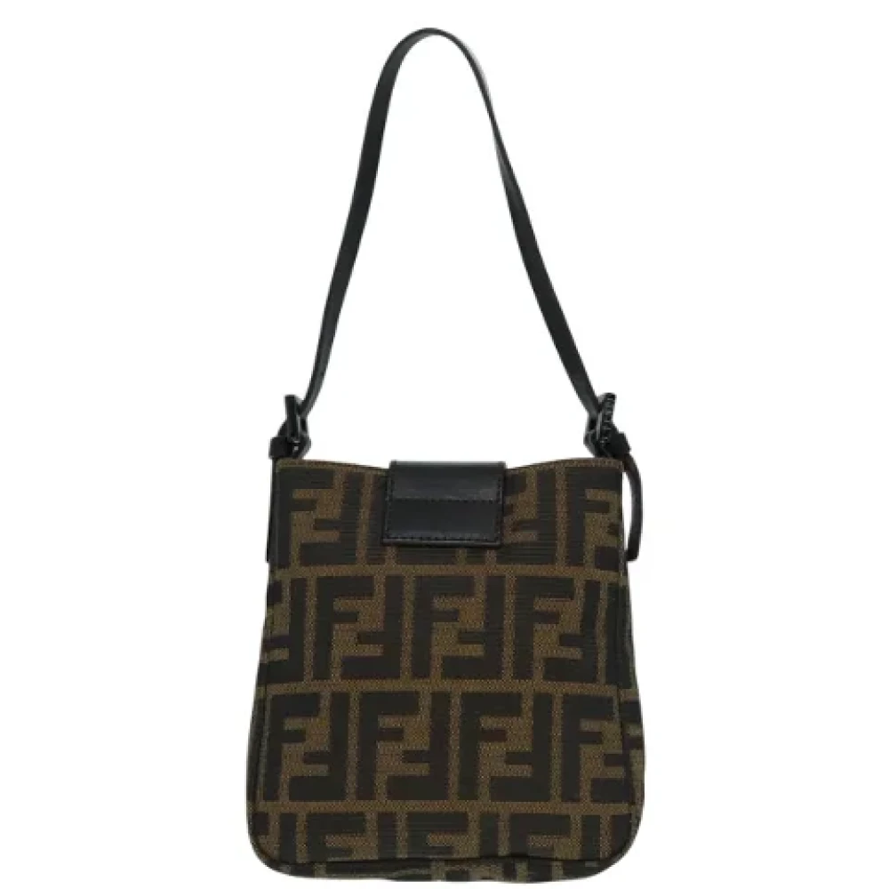 Fendi Vintage Pre-owned Canvas fendi-bags Black Dames