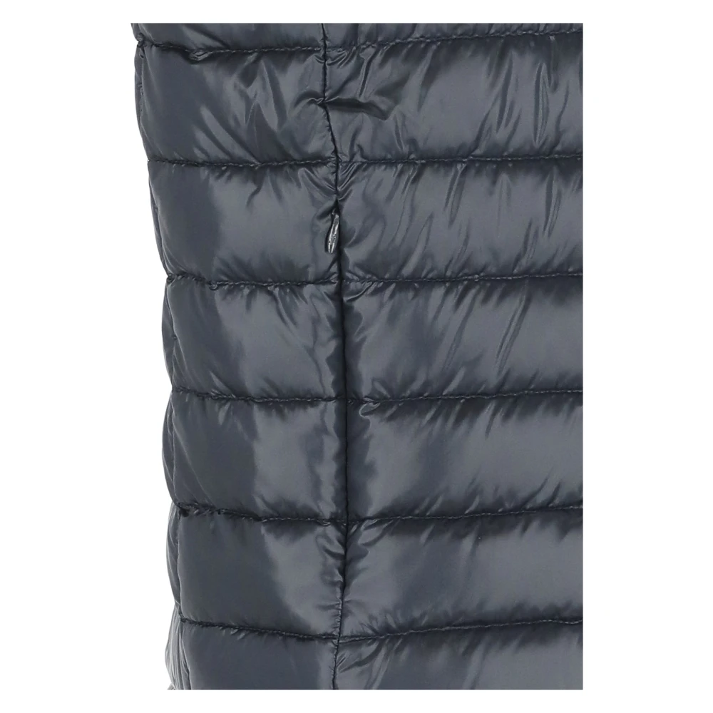 Herno Blauwe Gewatteerde Vest met Capuchon Blue Heren