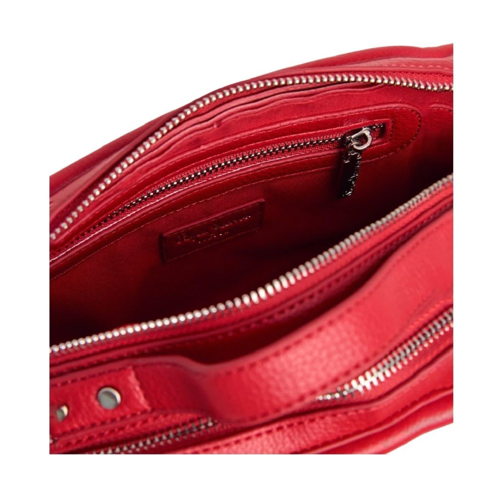 Pepe Jeans Stijlvolle Bassy Main Tas Red Dames