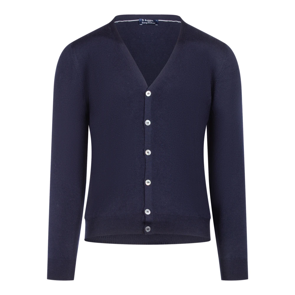 Barba Blauwe Sweaters voor Mannen Blue Heren