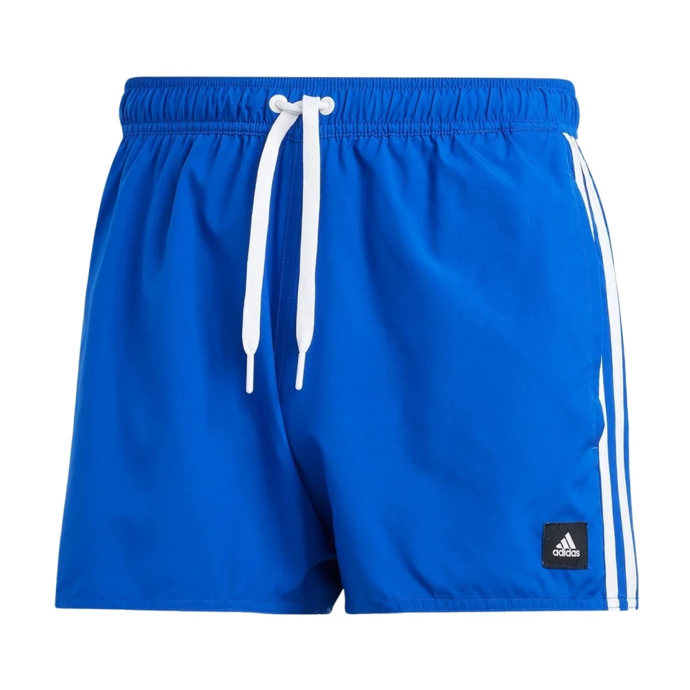 Adidas Blauwe Zwemshorts 3 Strepen CLX Blue Heren