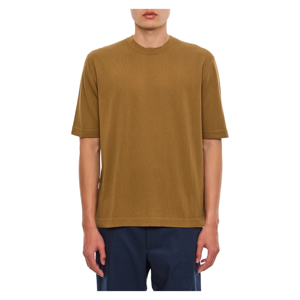K-Way Men's Brown Combe T-Shirt