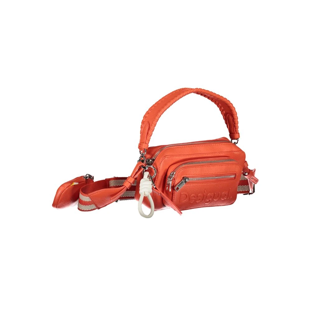 Desigual Rosa Handtas met Afneembare Schouderband Pink Dames