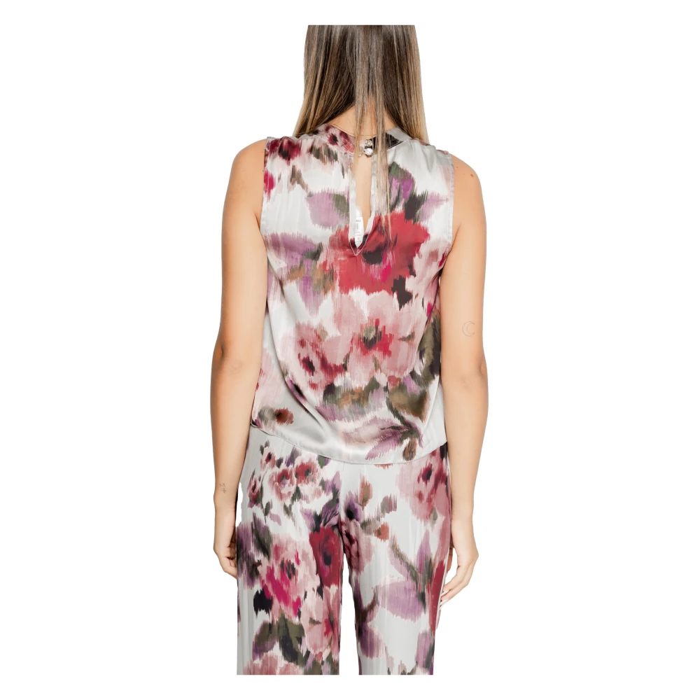 RINASCIMENTO Bloementop met knoopsluiting Multicolor Dames