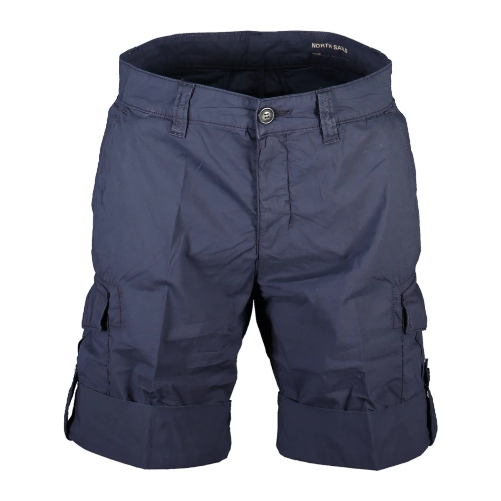 North Sails Blauwe Bermuda Shorts met Contrastdetails Blue Dames