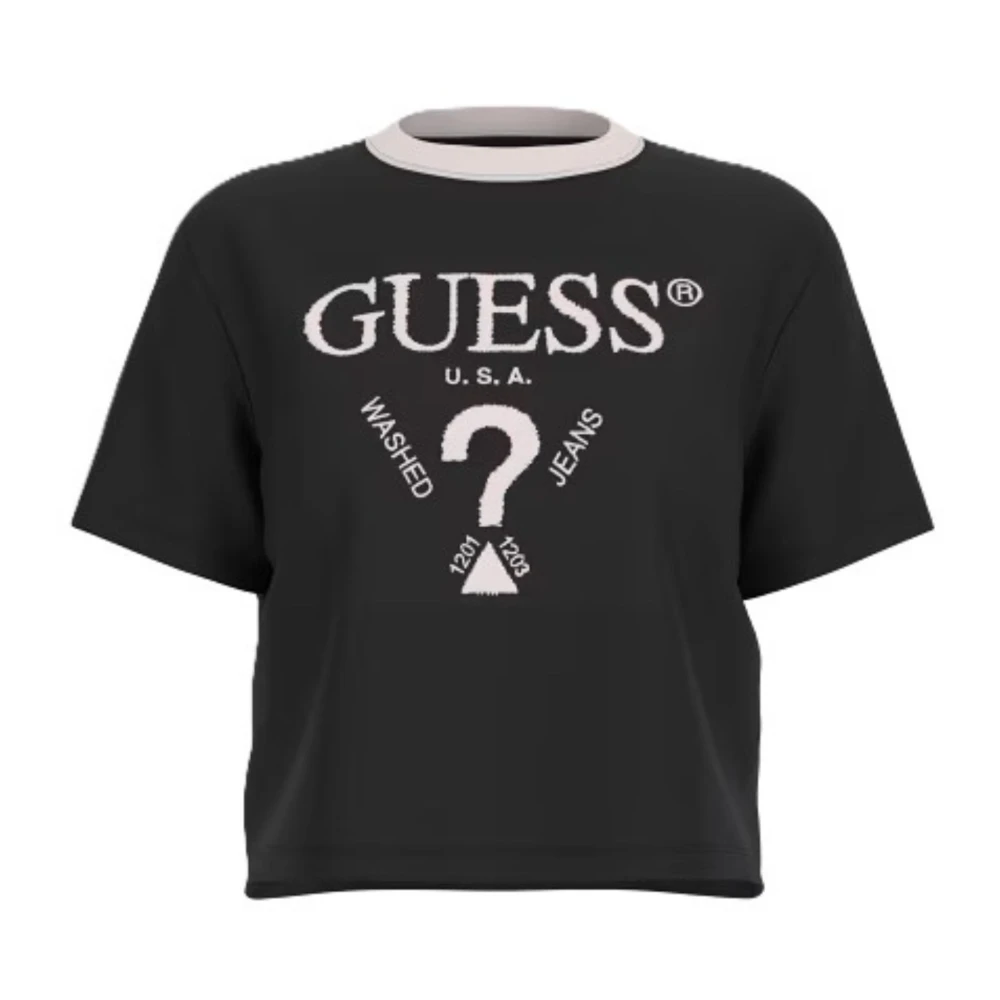 Guess - Tops > T-Shirts - Black - Guess - Modalova
