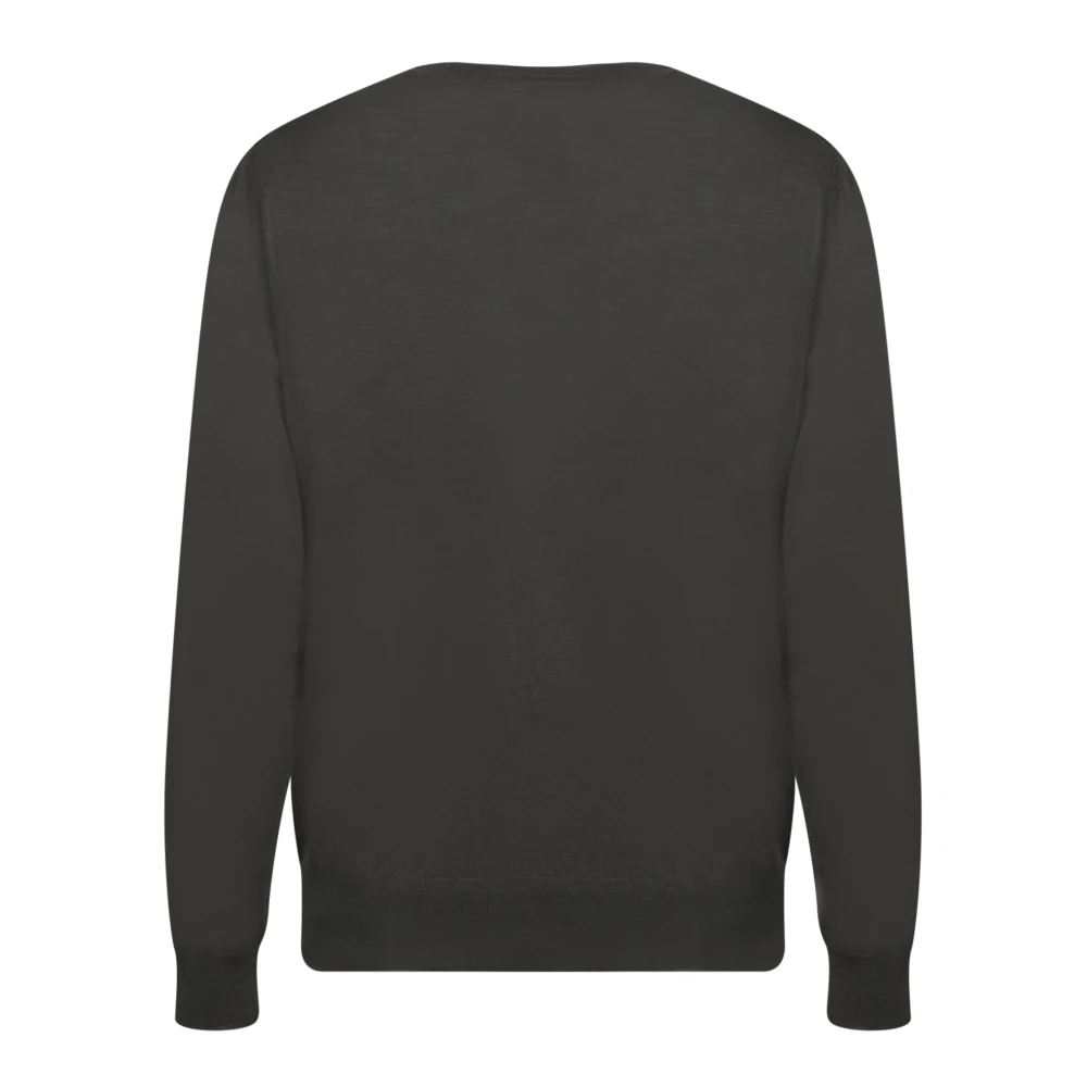 Dell'oglio Groene Gebreide Kleding voor Mannen Aw24 Green Heren