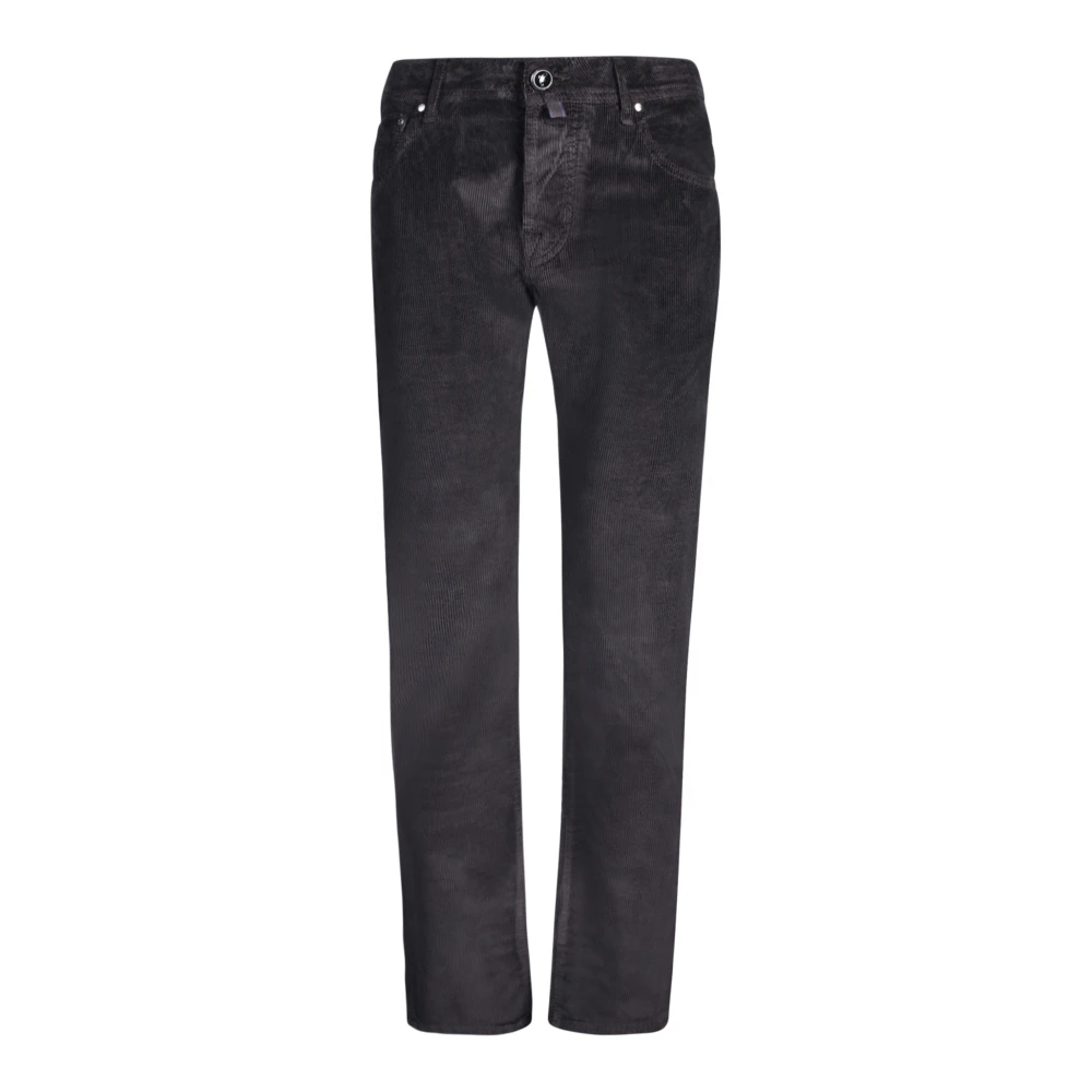 Jacob Cohën Luxe Zwarte Slim-Fit Jeans Black Heren