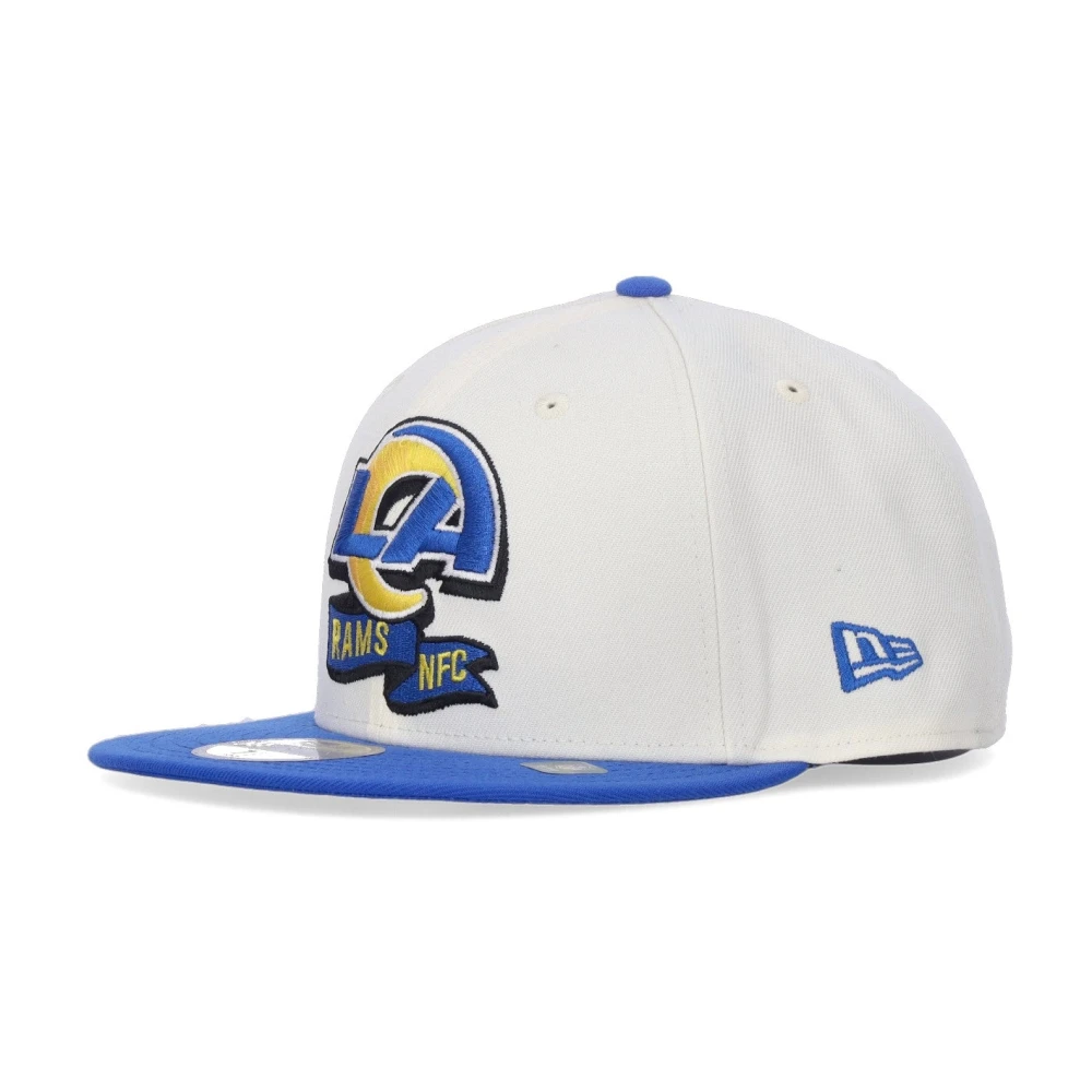 New Era Los Angeles Rams Platt Skärm Keps White, Herr