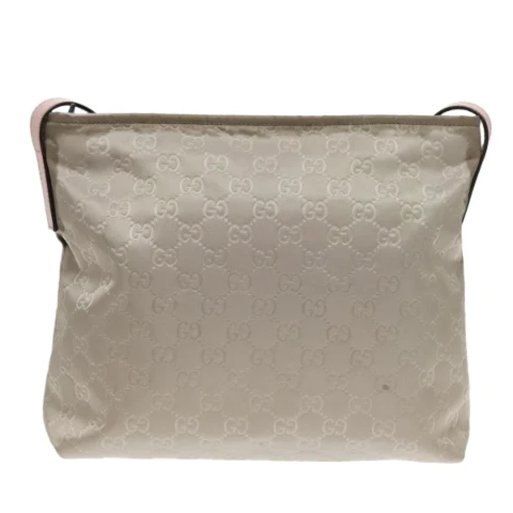 Gucci Vintage Pre-owned Nylon gucci-bags Gray Dames