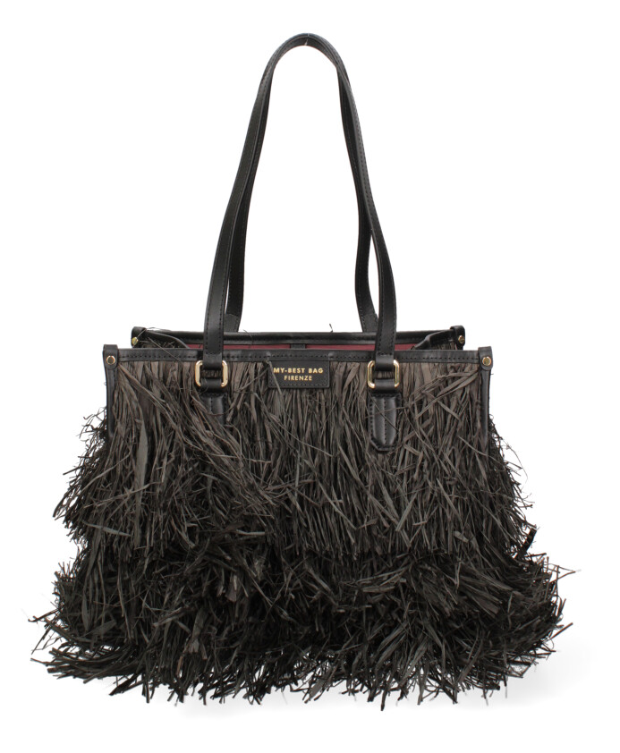 firenze-zwarte-stro-shopper-tas