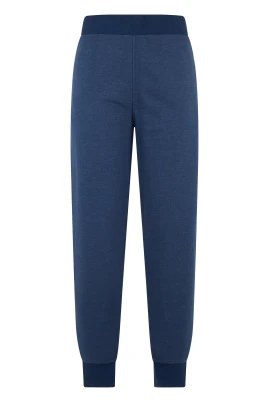 Mörkblå casualbyxor, komfort och stil