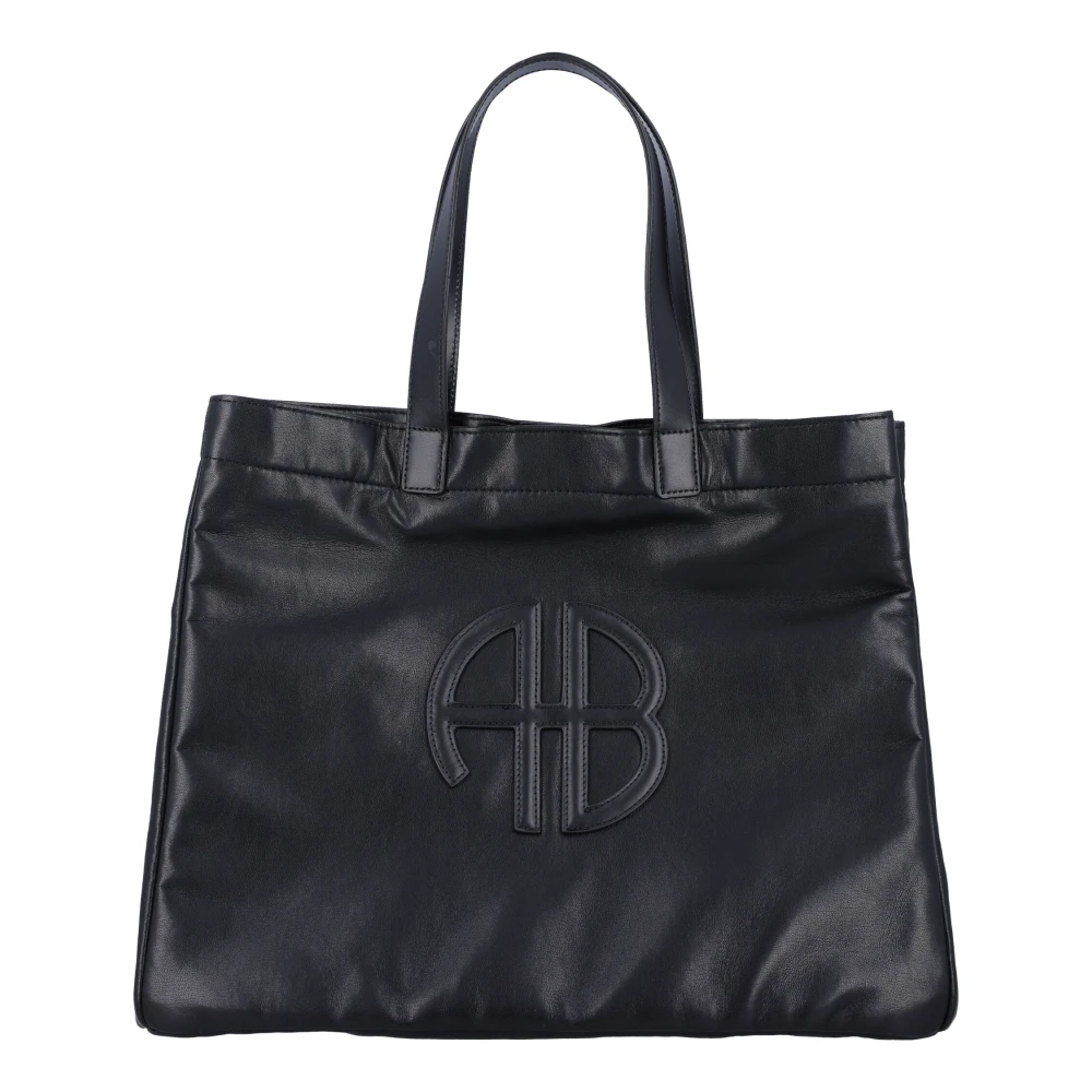 Anine Bing Zwarte Handtas Large Rio Tote Tas Black Dames