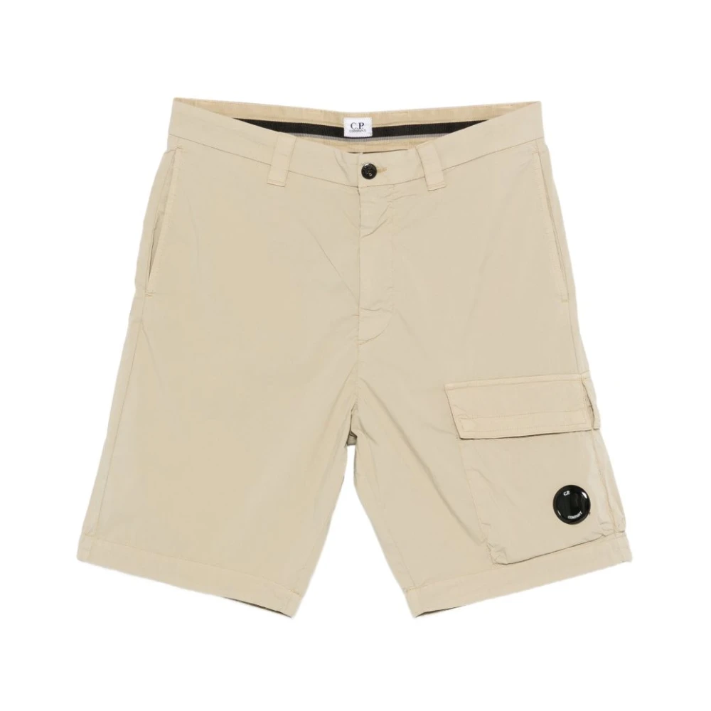 C.p. Company Men's Beige Casual Shorts, S, Casual Shorts