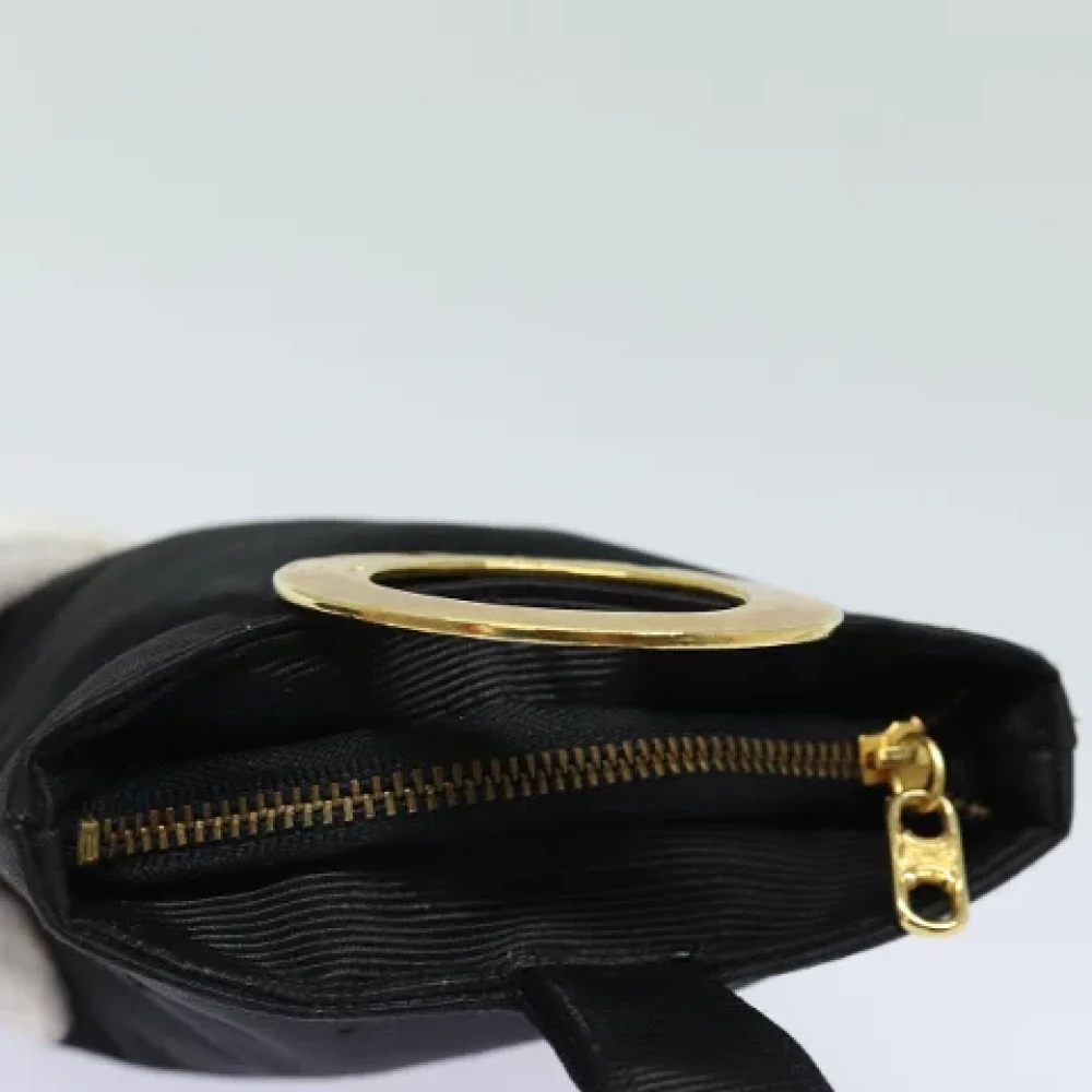 Celine Vintage Pre-owned Nylon pouches Black Dames