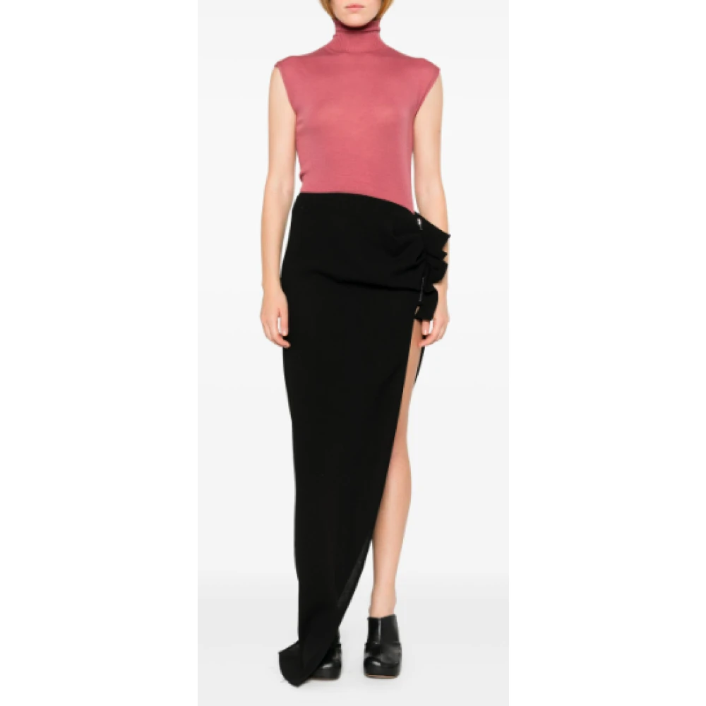 Rick Owens Zwarte Edfu Rok Stijlvol en Chic Black Dames