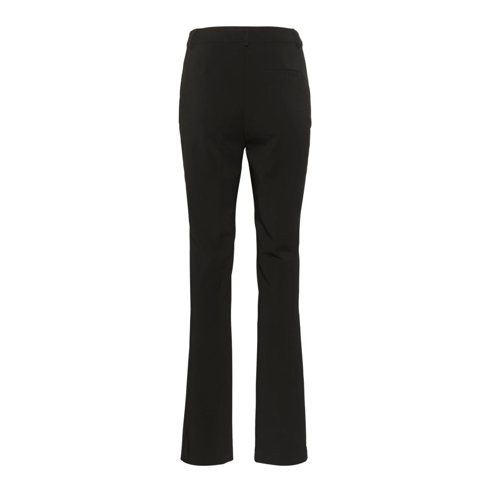 Gestuz Wijde Broek Hoge Taille Pasvorm Black Dames