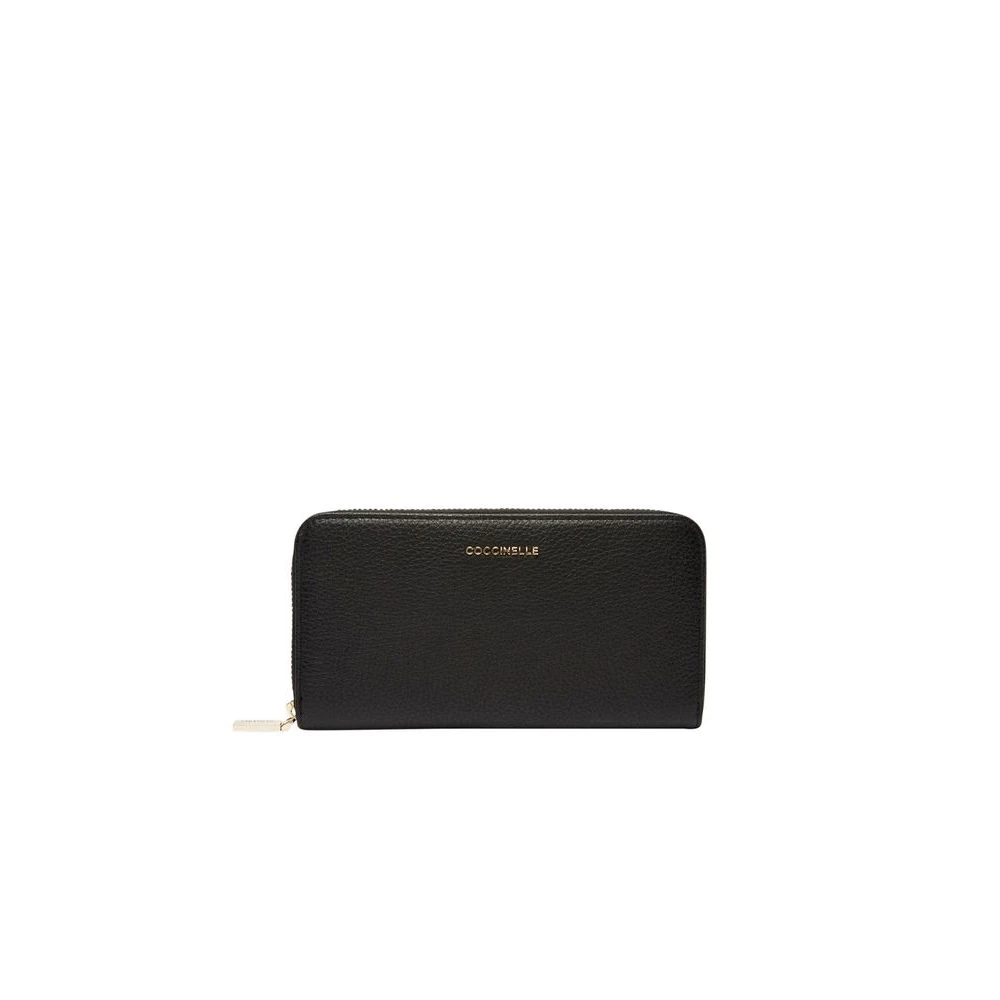 Coccinelle Black Wallets & Cardholders, Female, One Size, Metallic Soft Wallet