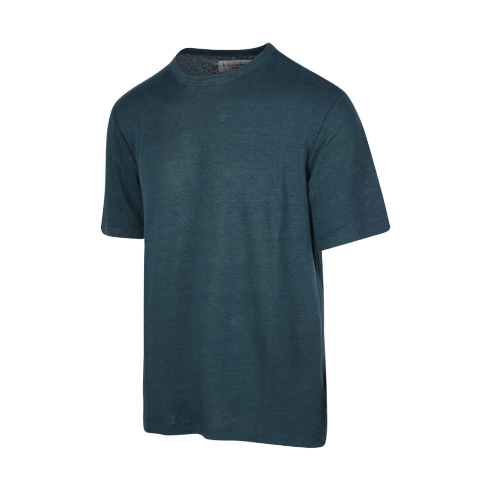 Officine Générale Smaragd Korte Mouw T-Shirt Green Heren