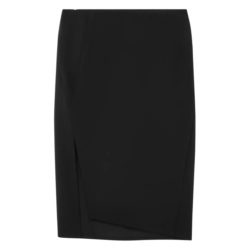 Versace Elegante Zwarte Rok Black Dames