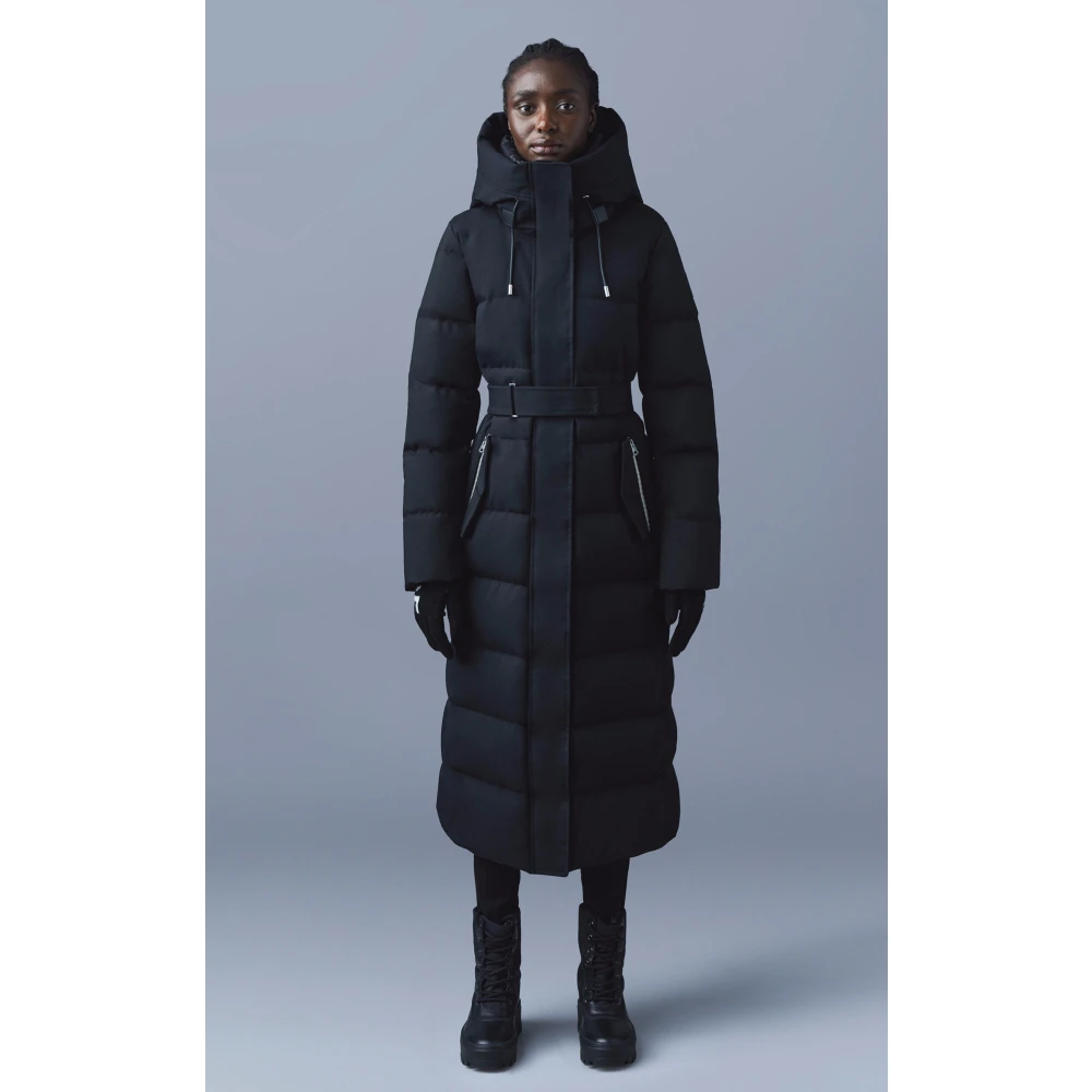 Mackage Long Shyla-NF Zwarte Pufferjas Black Dames