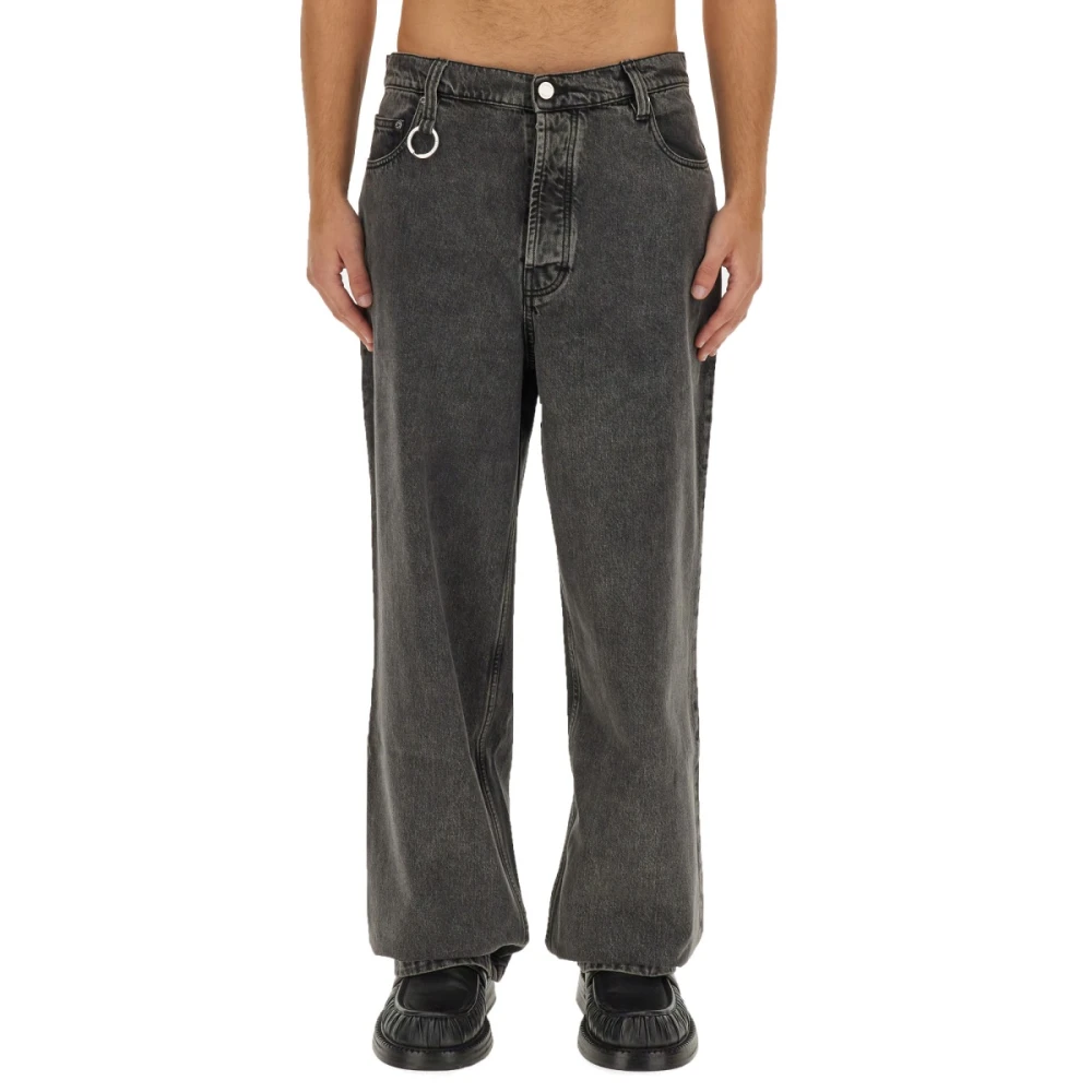 Études Wijde Pijp Jeans Black Heren