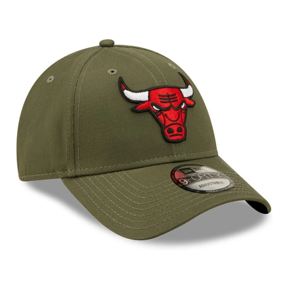 new era Groene Bulls NBA Essential Pet Green Heren