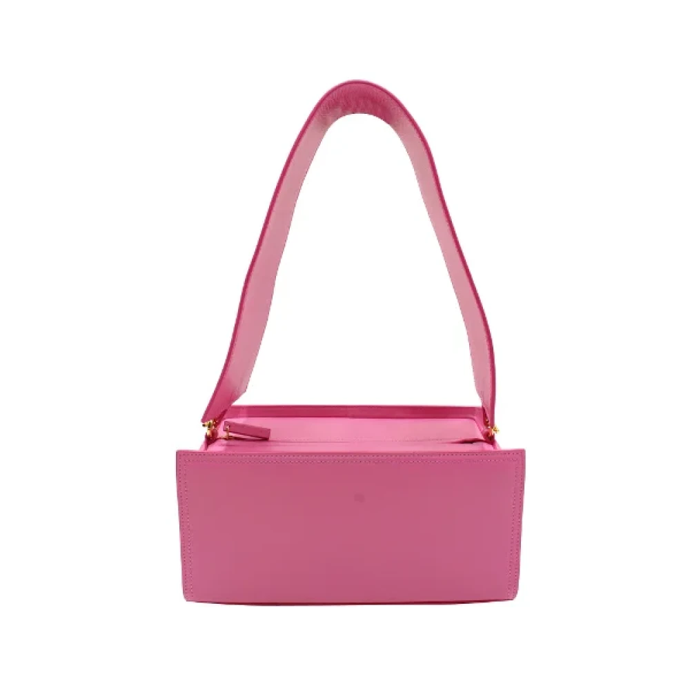 Jacquemus Pre-owned Leather handbags Pink Dames