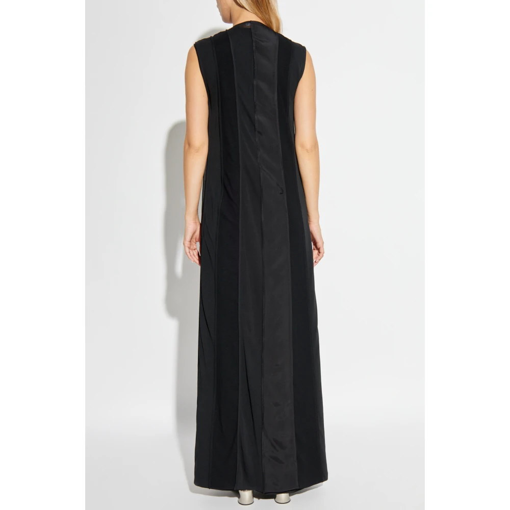 Jil Sander Dubbelgelaagde jurk Black Dames