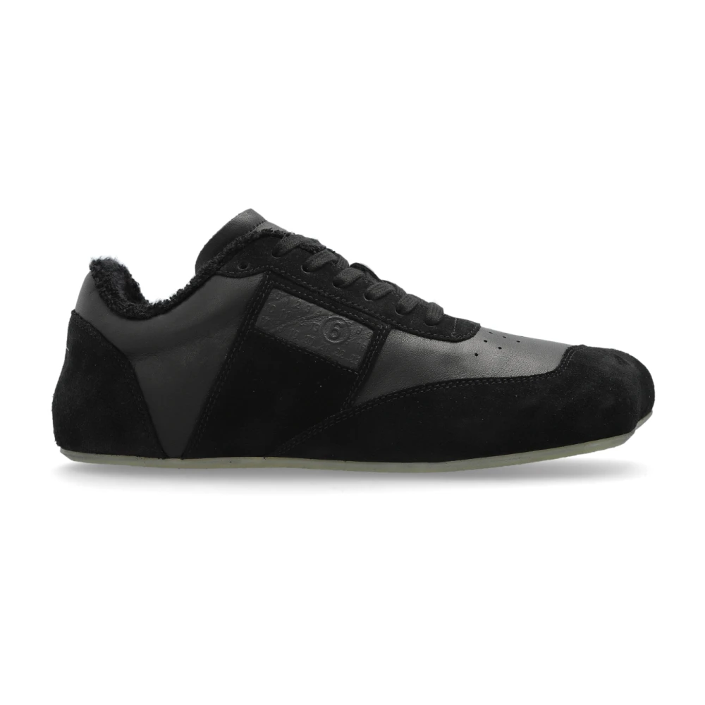 Mm6 Maison Margiela Men's Black Sneakers,, Sports Shoes Size 8 Uk