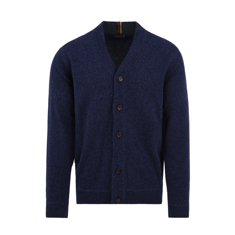 PS By Paul Smith Blauwe Cardigan Sweater Model M2R-535X-L21935 Blue Heren